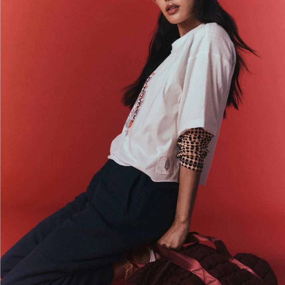 Free people Inspire Buti Logo Tee (white) - Picture 4 of 5